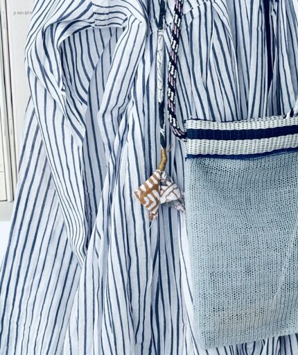 ASHA DRESS SMALL STRIPES